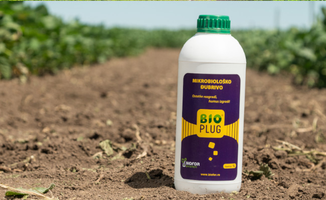 Pakovanje BioPluga na zemljištu