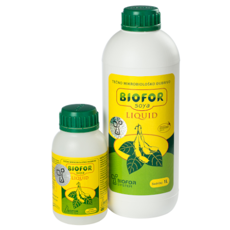Manje i veće pakovanje mikrobiološkog djubriva Biofor Soya Liquid